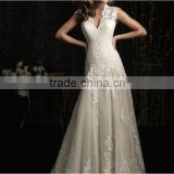 C50021A Western Fashion Sexy Backless Traling Deep-V Evening Dress for Party