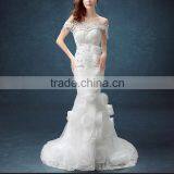 C71685A Women Sexy Party Dress Lace Mermaid Wedding Dress thumbnail-5