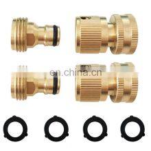 Hot Sale OEM Customized Garden Hose Fittings 3/4 Female and Male Brass Garden Hose Quick Connector Coupler thumbnail-3