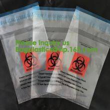 Lab Bags Specimen Bags Zip Bag, Medical Grade Laboratory Specimen Bag, Three Wall Biohazard Specimen Bag With a Document thumbnail-4