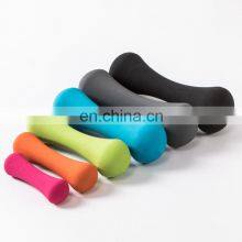 Customizable Logo Bone Dumbbells Weight Sets for Home Gym Man Women Pink Rubber Gym Dumbbell