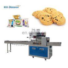 Automatic Horizontal Wafer Biscuits Food Pouch Pillow Packing Sealing Machine