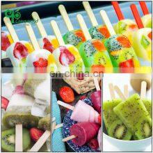 4.5 Inch Customized Multi-purpose Wooden Ice Cream Stick Popsicle Sticks for Ice Cream Tongue thumbnail-5