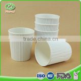Various colors eco-friendly ripple wall cup for coffee to go