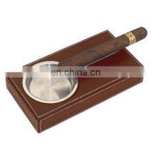 Premium Leather Handmade Cigar Ashtray thumbnail-1