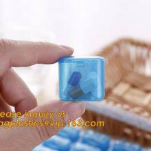 Weekly Plastic Rainbow Pill Box Large Travel Automatic Pill Case 7 Day Medication Pill Organiser Box, 7 Day Pill Box For Travel thumbnail-2