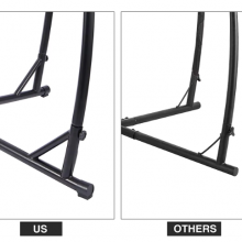 Black Color Strong and Durable Single Hanging Swing Chair With Stand thumbnail-5