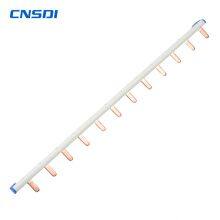 CNSDI Pin Type 63A Copper Comb Busbar With PVC Enclosure for Circuit Breaker thumbnail-5