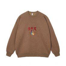 Fashionable 3D Printed Cotton French Terry Crew Neck Sweatshirt thumbnail-1