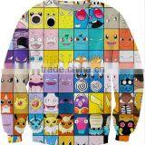 OEM Service All Over Digital Printing Custom Design Sublimation Crew Neck Sweatshirt thumbnail-4