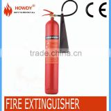 EN3 carbon dioxide fire extinguisher cylinder portable 9kg fire fighting equipment