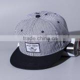 Striped Pattern Applique Beard Embroidery Male Female Custom Snapback Hats Wholesale thumbnail-2