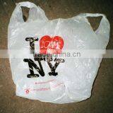 JTD Manufacture Wholesale Custom Printed i Love New York Plastic Tshirt Bags thumbnail-2