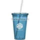 Plastic Double Wall Cup - 22OZ Double Wall Tumbler 16oz thumbnail-2