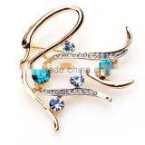 Fashion Custom Wholesale Women Exquisite Antique Beauty Swan Brooch thumbnail-3
