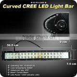 GoldRunhui RH-L0456 New Arrival 120W 10-30V 22inch JEEP Truck Tractor Boat Offroad Curving LED Light Bar Work Light Spot Flood C thumbnail-1