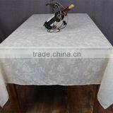 T/C Popular Jacqured White Cheap Table Cloth thumbnail-6