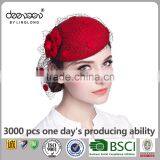 Wool Fascinator Party Hat Women Wholesale Lady Wedding Hat thumbnail-1