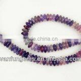 Fluorite Rondelle Beads for Jewelry thumbnail-1