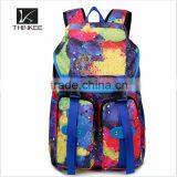Star Graffiti Oxford Waterproof Backpack Fashion School Backpack 2015