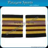 Pilot Epaulettes Airline Epaulettes 4 Gold 3 Maroon Bars