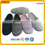 micro suede Outsole Material and velvet Upper Material hotel slipper