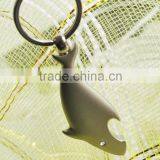 zinc alloy shark opener. shark shape bottle opener, metal 3D shark can opener