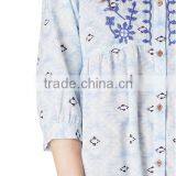 OEM Women Button Down Sleepshirt Sleepwear thumbnail-4