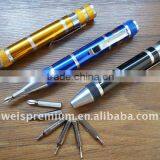 Promotional Aluminium Mini Screwdriver Tool Pen