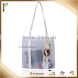 Popwide Polyester Transparent White Mesh shopping bag, mesh shopping bag