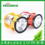 Vintage Design Red&Yellow Color ABS Plastic Lantern Solar LED Camping Light With 3w Torch Light thumbnail-2