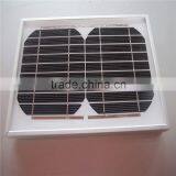 5W solar garden lights solar panel