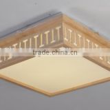new style modern LED ceiling lamp, guzhen lighting cheap price ceiling lamp wooden base acrylic ceiling lights