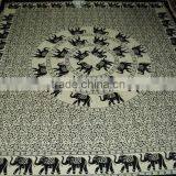 Black White Printed Tapestries Bedsheet thumbnail-5