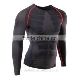 Men Running Cycling Tight Sportswear Long Sleeve Breathable compression Quick Drying Base layer basketball jersey
