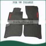 Black 5pc Rubber Floor Mat Car SUV All Season Mats Liner BPA FREE for VW Touareg