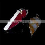 Golden Electroformed Edge Dyed Colors Natural Agate Druzy Quartz Pendant Bead--OEM Welcome thumbnail-2