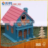 ZX-7432 New Design Colorful Wooden Villa Bird House thumbnail-1