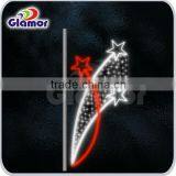Outdoor Decoration Christmas Pole Mount Motif
