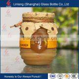 Wholesale China Factory Export 250ml Round Glass Honey Jar thumbnail-3