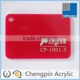 Customized Size Clear Colored Acrylic Glass