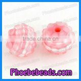 12mm Resin Acrylic Rhinestone Ball Beads (BRB-001)