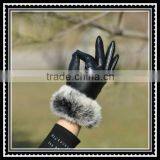 Fur Cuff Luxury Mink Glove for Lady in Winter thumbnail-1
