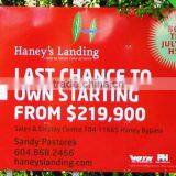 Outdoor Banner Curflute Sign Board Printing and Cut