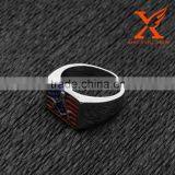 In Stock New Hot Sale Stainless Steel American Flag Symbol Freemason Masonic Silicone Wedding Rings for Men thumbnail-5