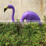 Plastic Purple Flamingo Garden Yard and Lawn Art Ornament Wedding Ceremony Decoration Animal Bird Figurine thumbnail-2