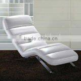 new model design home used real leather chaise lounge leisure sofa bed