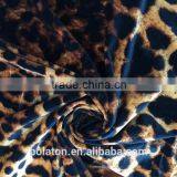 Luxury and Sexy Leopard Print With Flowers KS Velvet Fabric for Adult Age Group Garments thumbnail-2