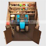 2016 High Quality Prefab House Plastic Garden Shed for Storage thumbnail-3