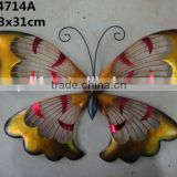 Wrought iron butterfly decorative wall art